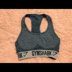 Gymshark Flex Blue Marl Sports Bra, Small, NWOT